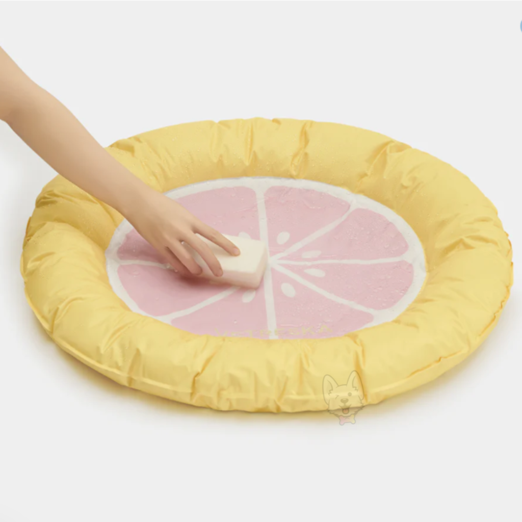 Grapefruit Cooling Mat Wallpaper Gelado Vetreska
