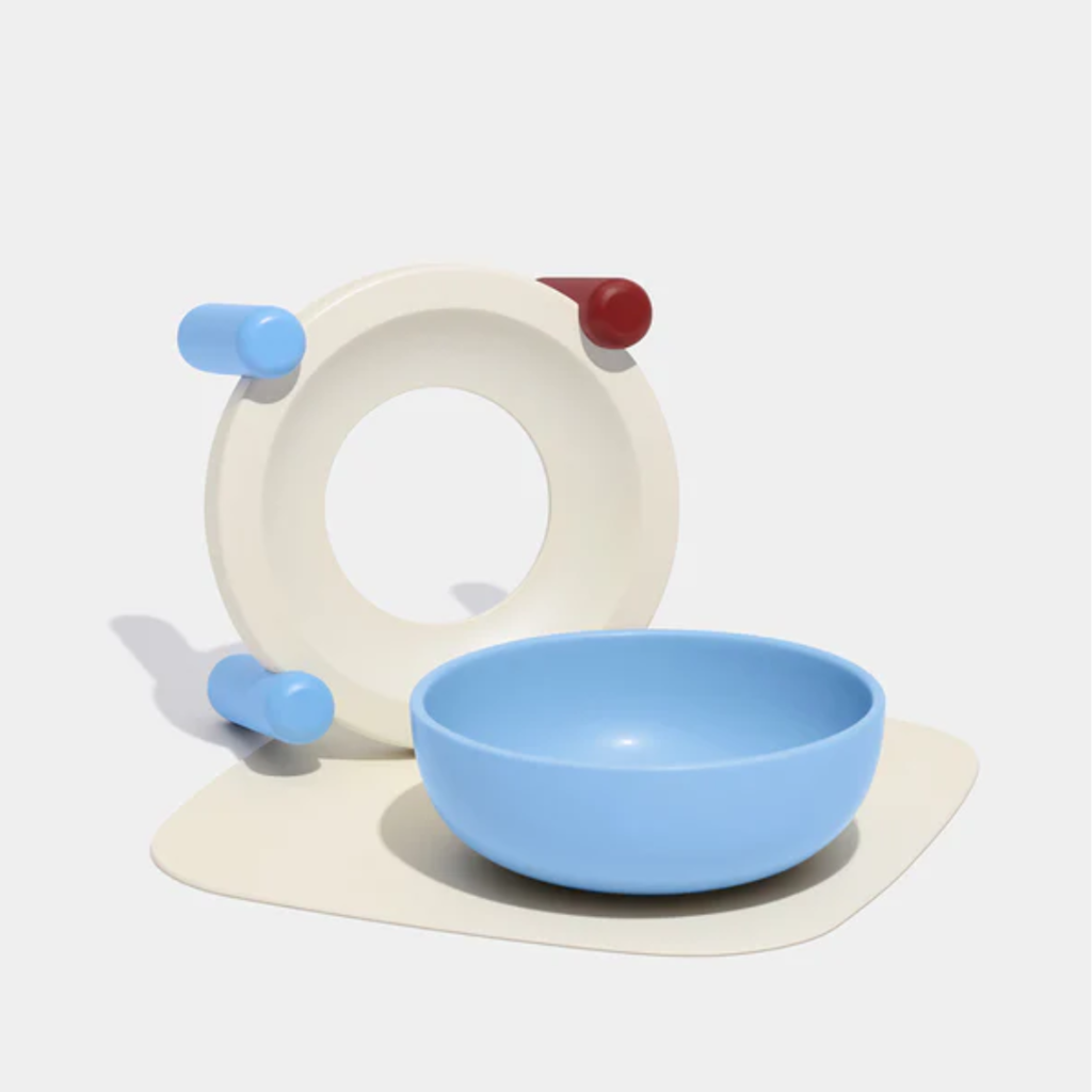 Vetreska Mist and Merlot Ceramic Bowl for Pets