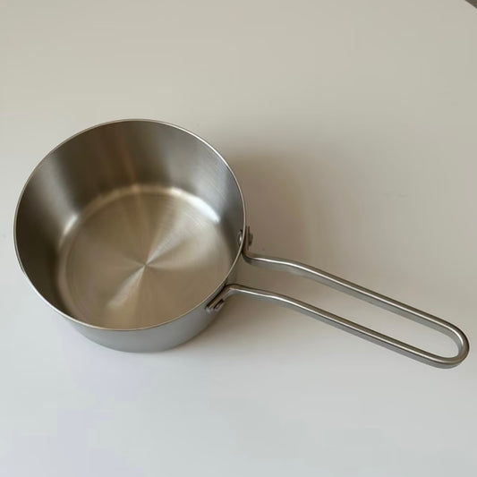 Tri-Ply Stainless Steel Striped Saucepan
