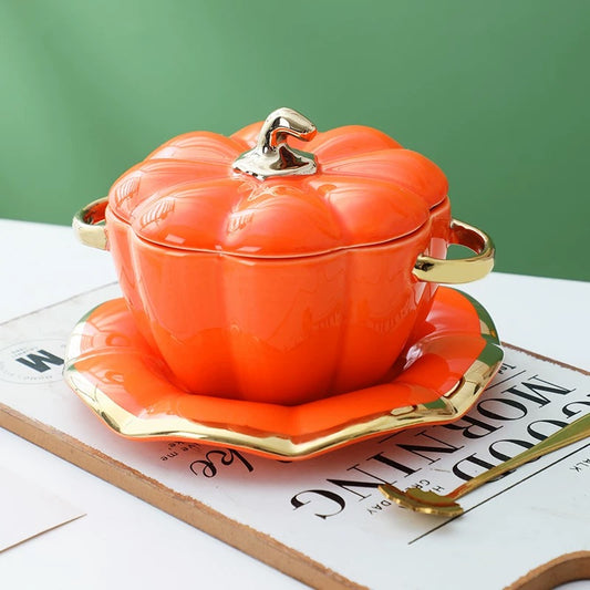 Pumpkin Soup Bowl Dessert Bowl Set