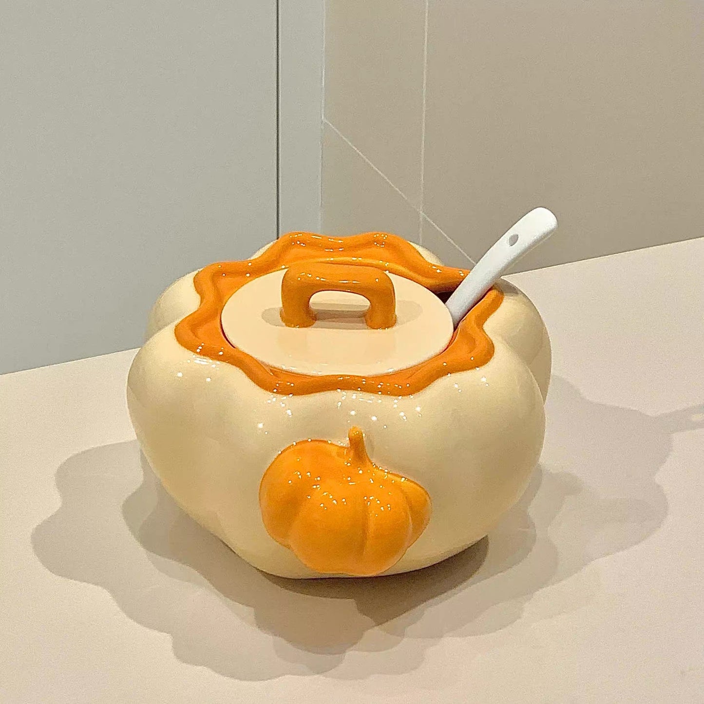 Pumpkin Oil Jar