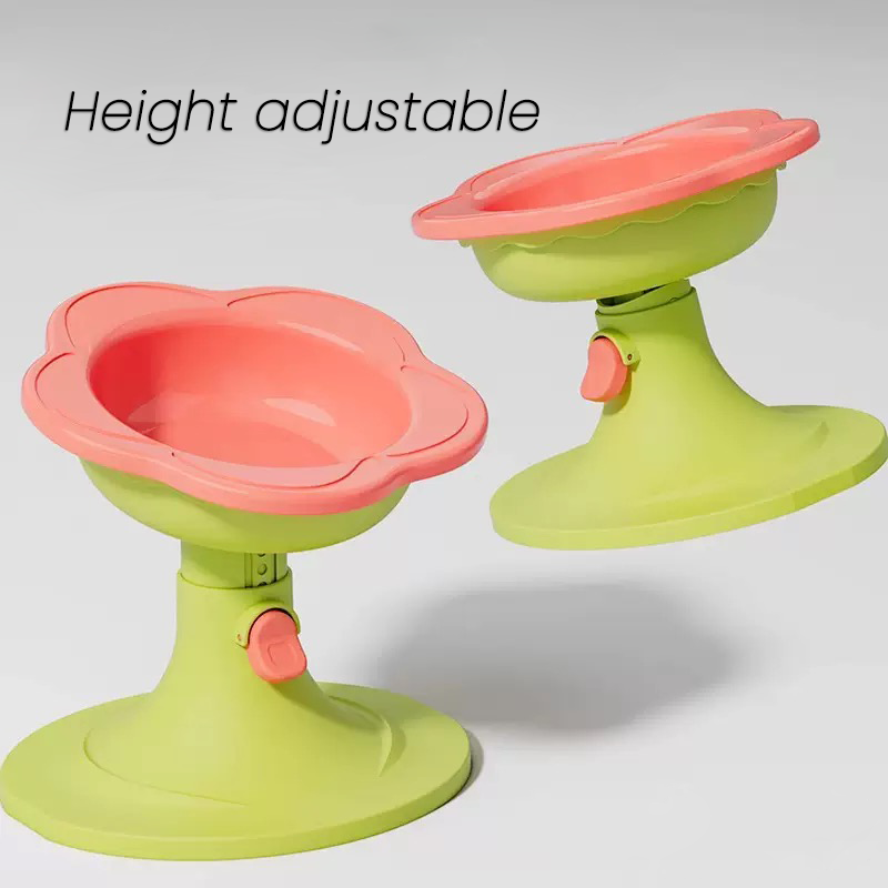 Adjustable Flower Ceramic Pet Bowl