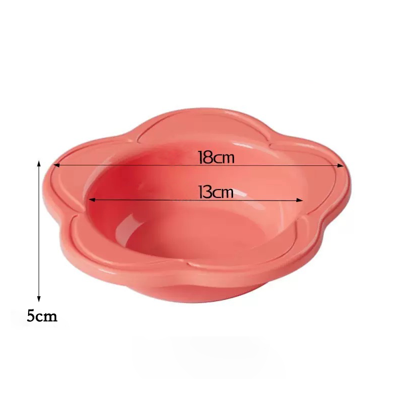 Adjustable Flower Ceramic Pet Bowl
