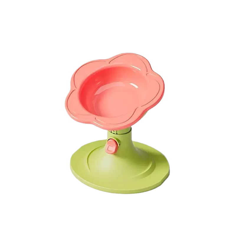 Adjustable Flower Ceramic Pet Bowl