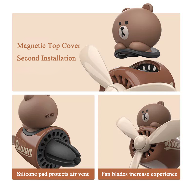 Line Friends Mini Airplane Car Air Freshener