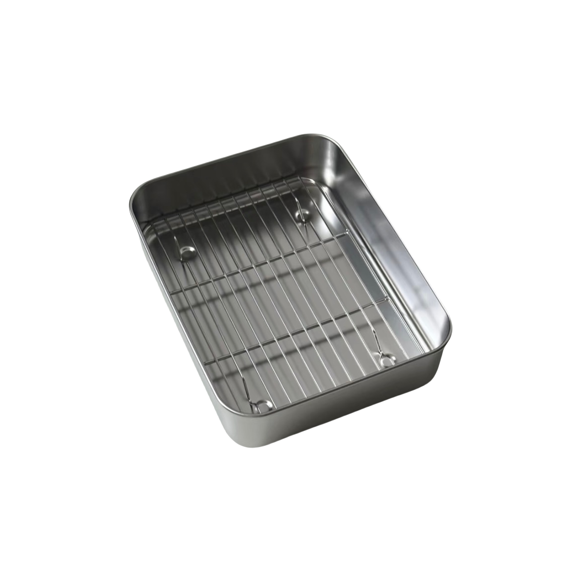 Thickened Food Storage Container with Lid and Drainage Rack