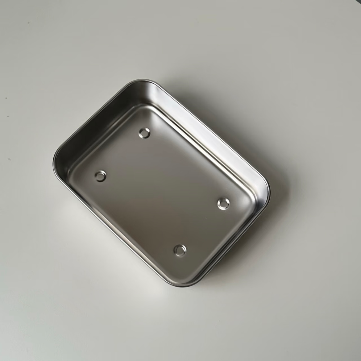 Thickened Food Storage Container with Lid and Drainage Rack