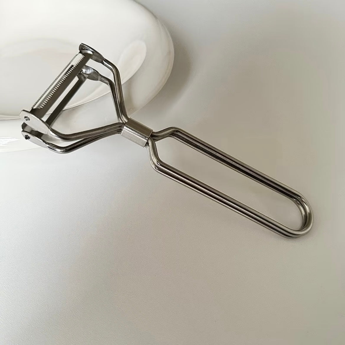 Stainless Steel Dual-Blade Peeler