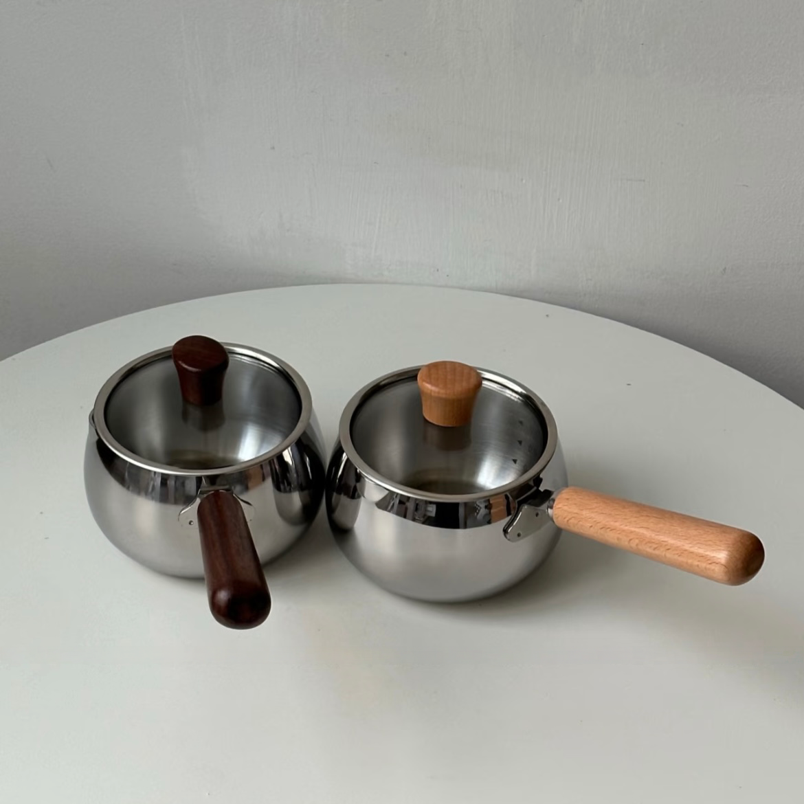 Mini Beech Wood & Black Walnut Wood Pot Extra Large Ramen Pot