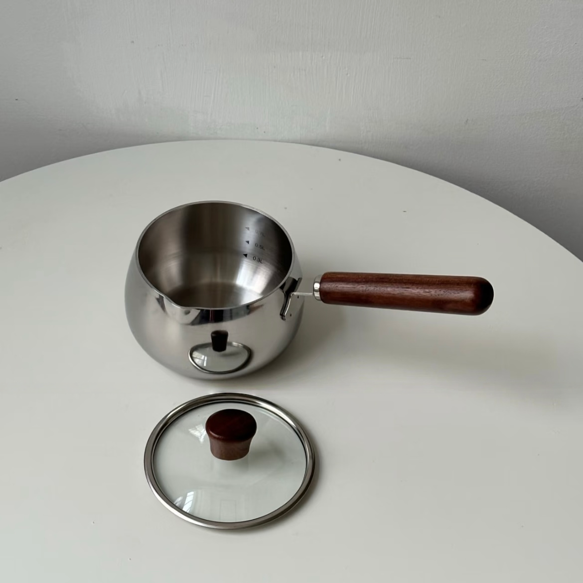 Mini Beech Wood & Black Walnut Wood Pot Extra Large Ramen Pot