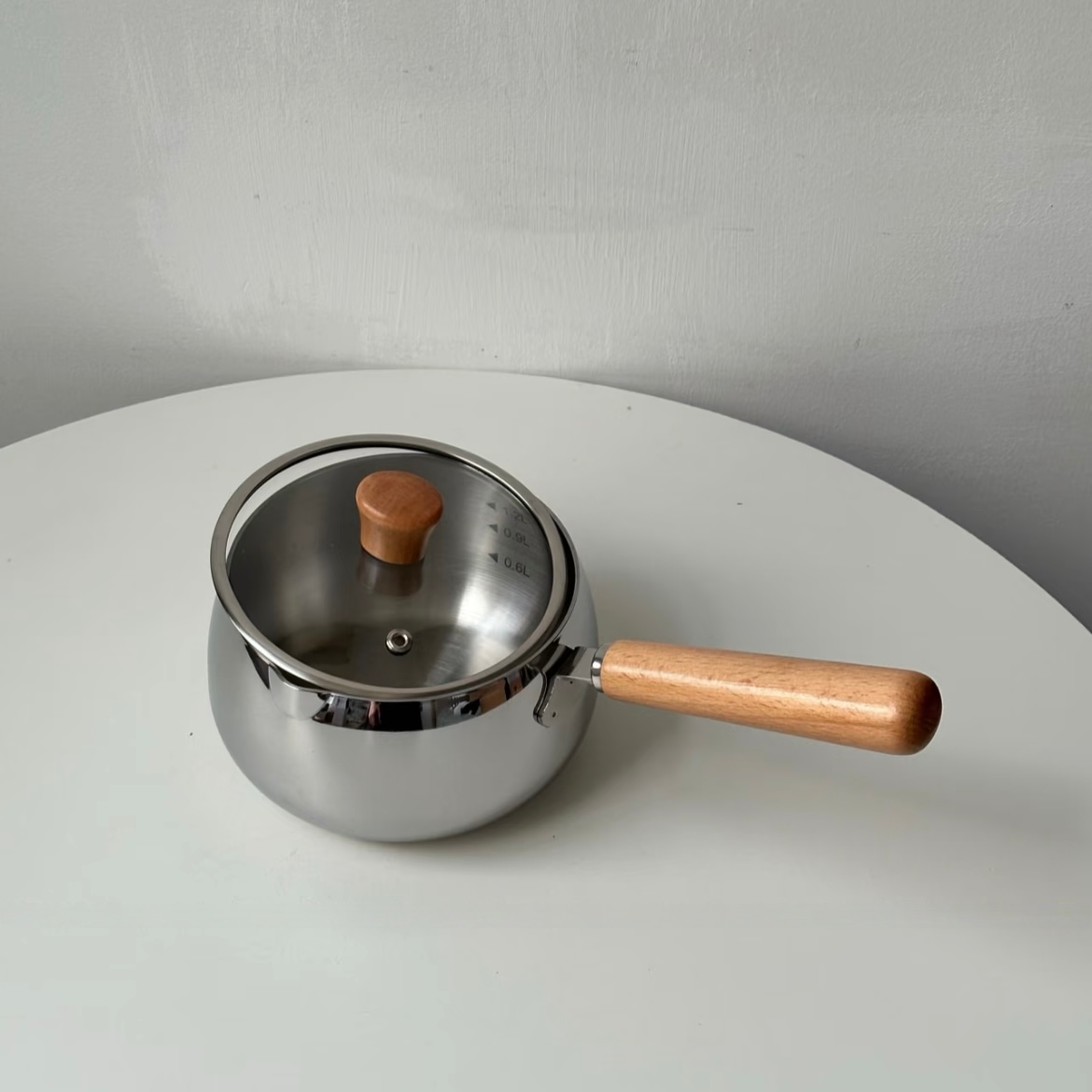 Mini Beech Wood & Black Walnut Wood Pot Extra Large Ramen Pot