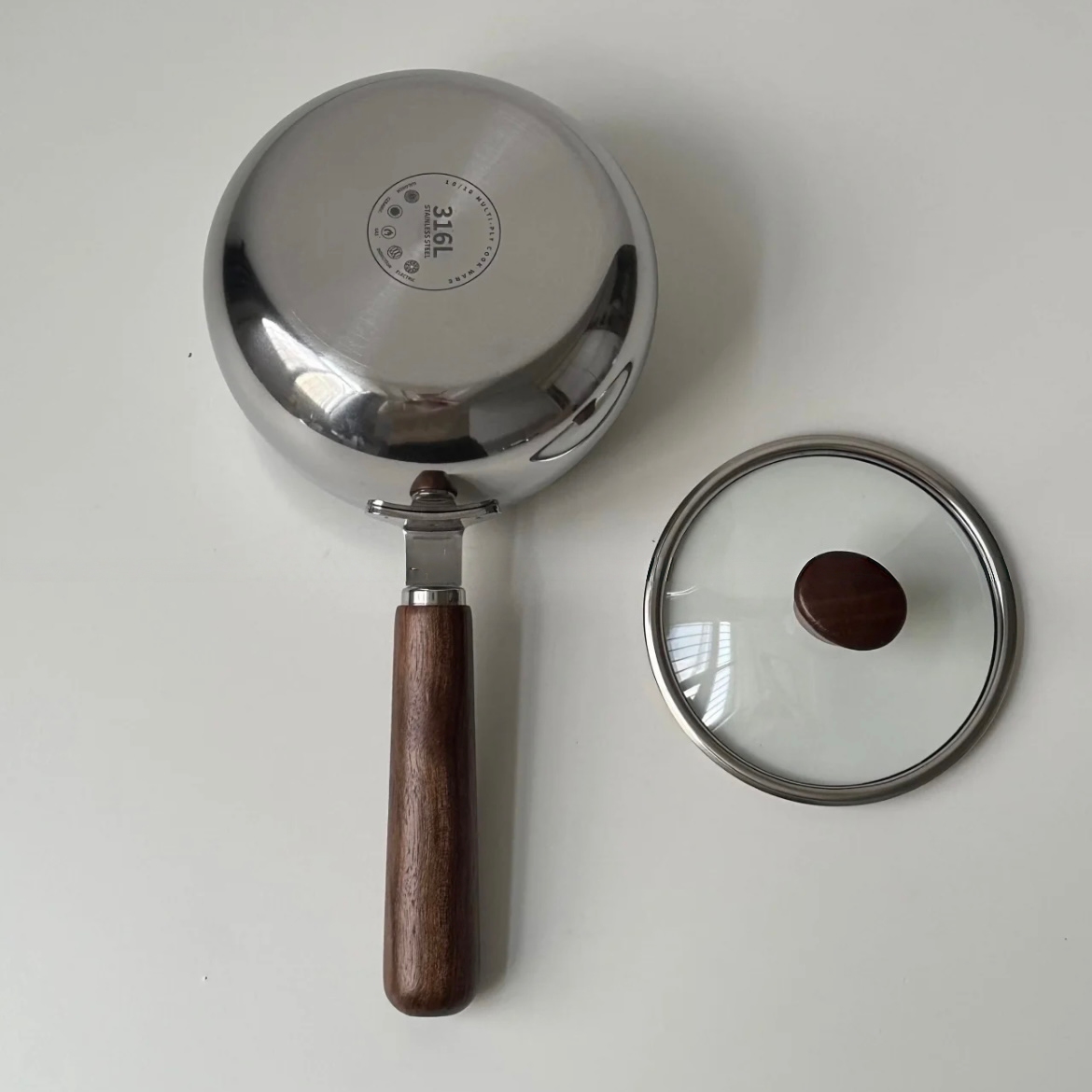 Mini Beech Wood & Black Walnut Wood Pot Extra Large Ramen Pot