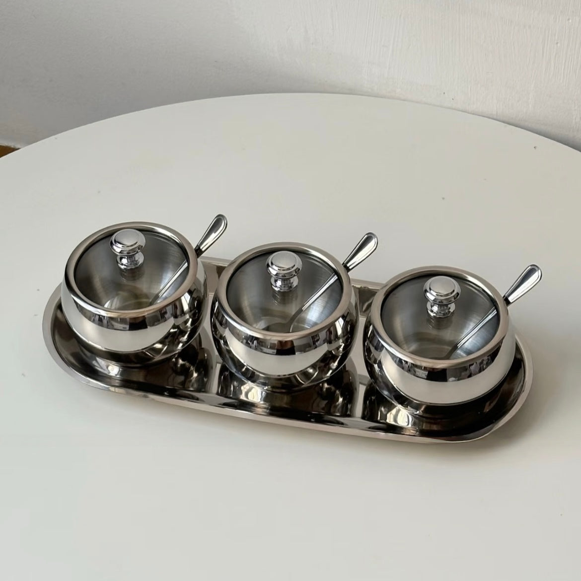 304 Stainless Steel Thickened Spice Jar