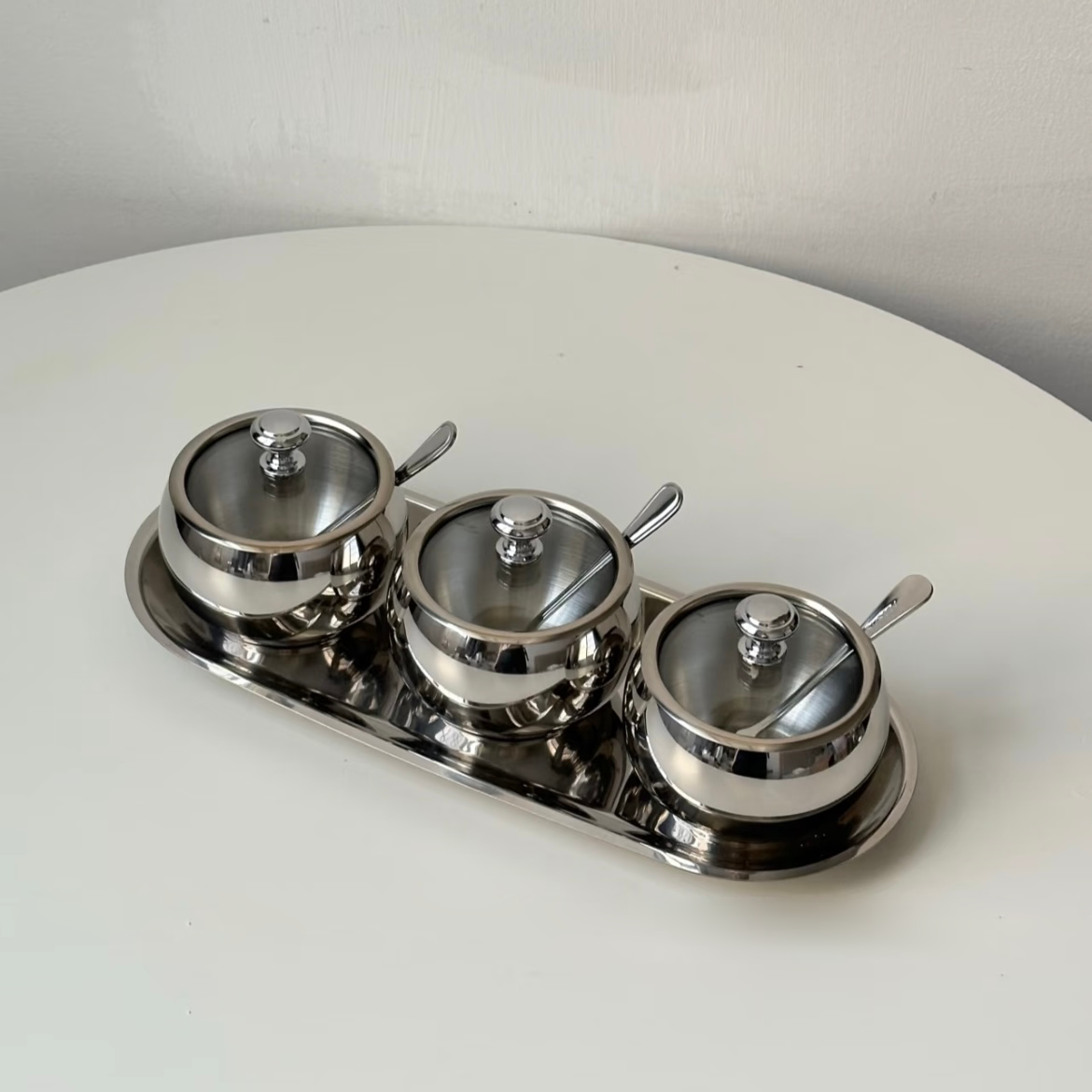 304 Stainless Steel Thickened Spice Jar