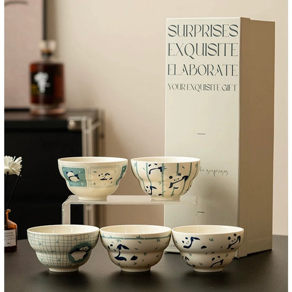 Panda Bowl Set
