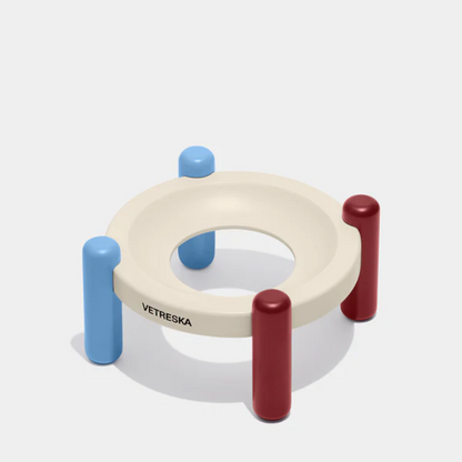 Vetreska Mist and Merlot Ceramic Bowl for Pets