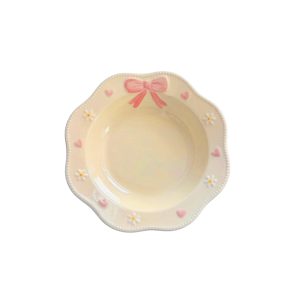 Pink Bow Plate