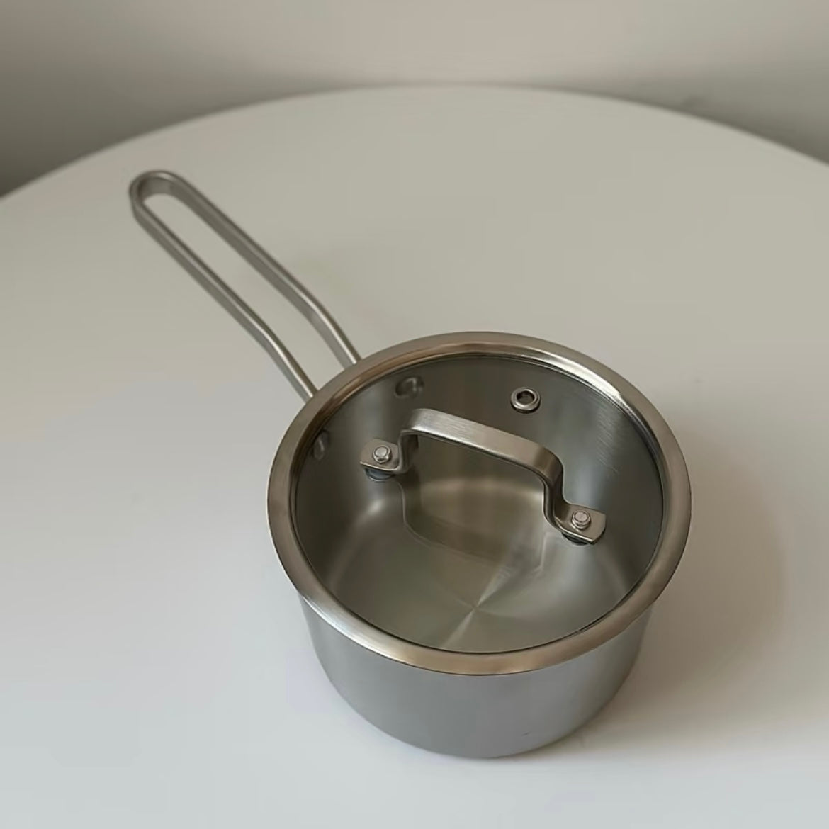 Tri-Ply Stainless Steel Striped Milk Pan