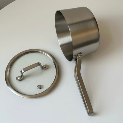 Tri-Ply Stainless Steel Striped Milk Pan