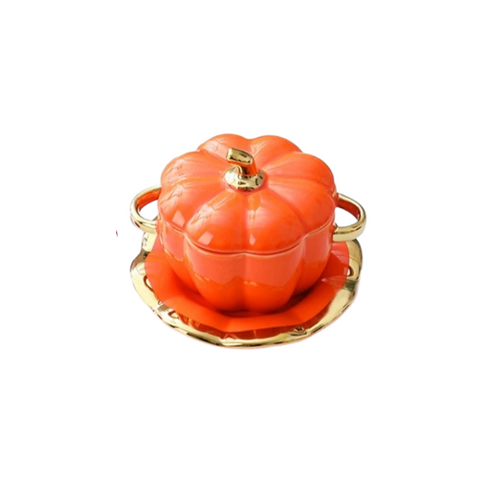 Pumpkin Soup Bowl Dessert Bowl Set