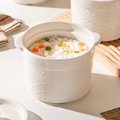 Embossed Double-Handle Stew Pot