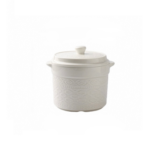 Embossed Double-Handle Stew Pot