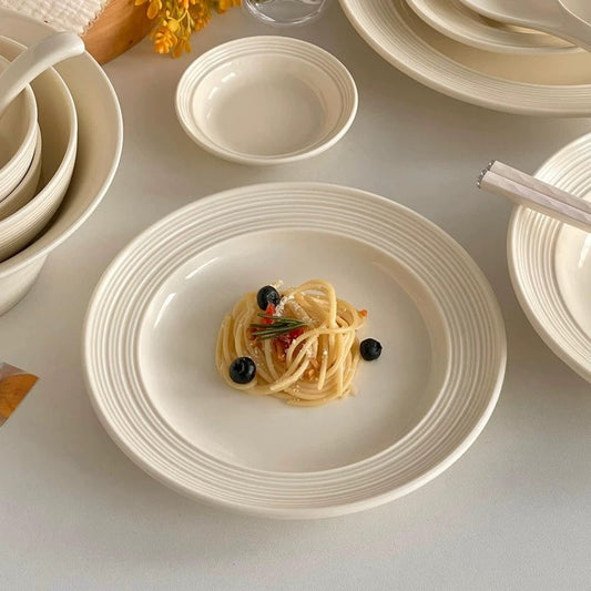 Ins-Style Premium Bowl & Steak Plate