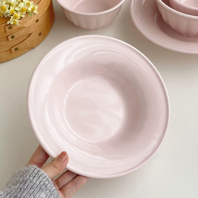 Creamy Pink Aesthetic Plate