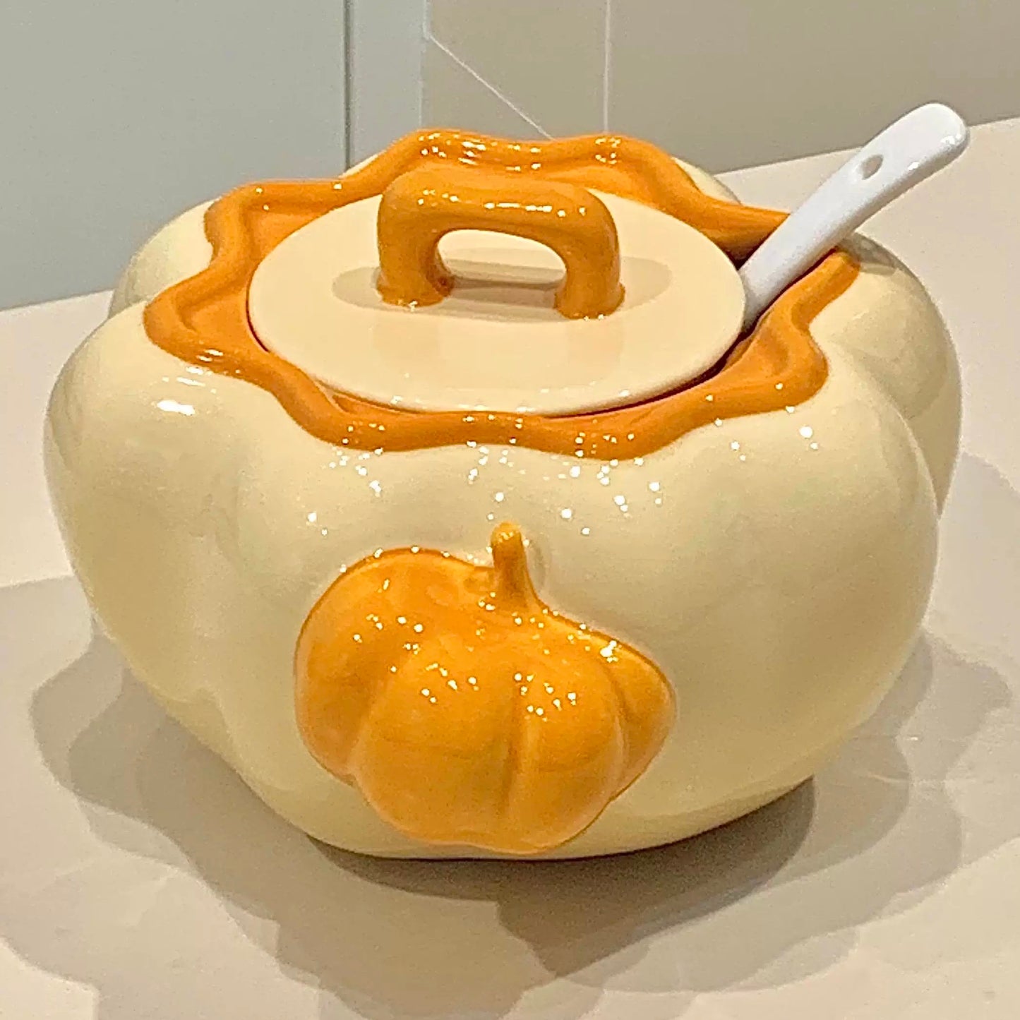 Pumpkin Oil Jar