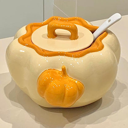 Pumpkin Oil Jar
