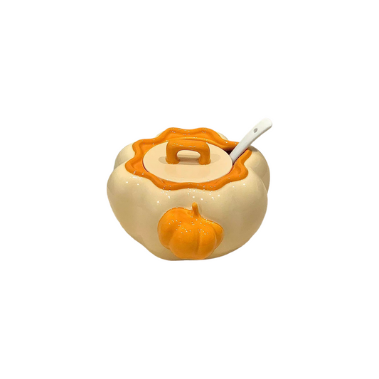 Pumpkin Oil Jar
