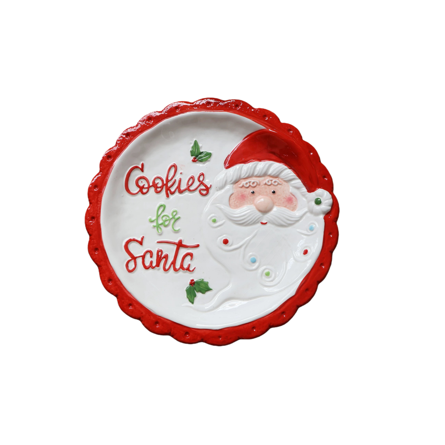 Santa Claus Relief Plate