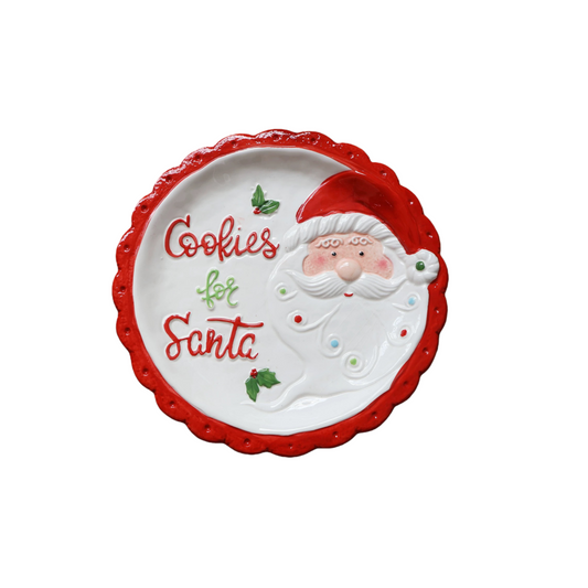 Santa Claus Relief Plate