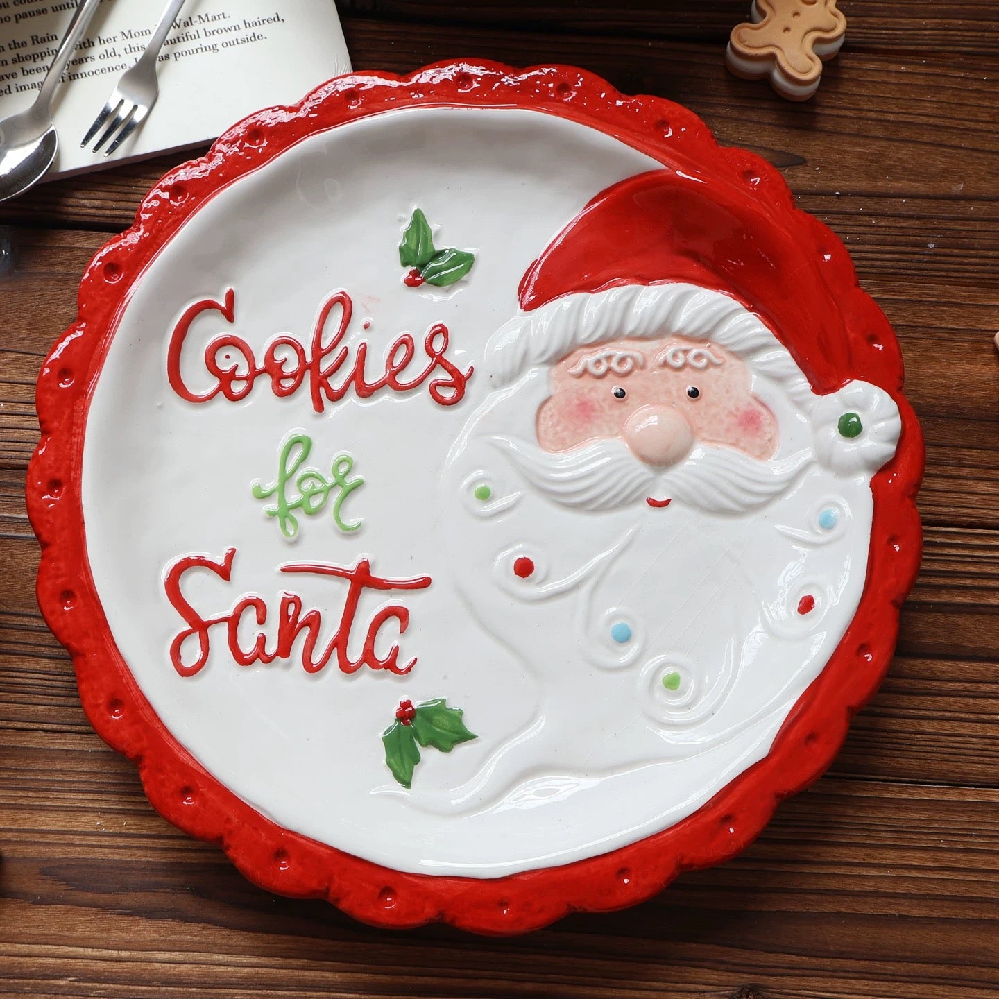 Santa Claus Relief Plate