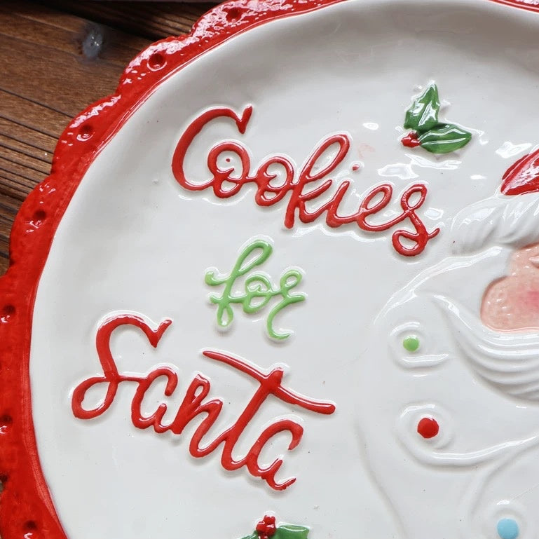 Santa Claus Relief Plate