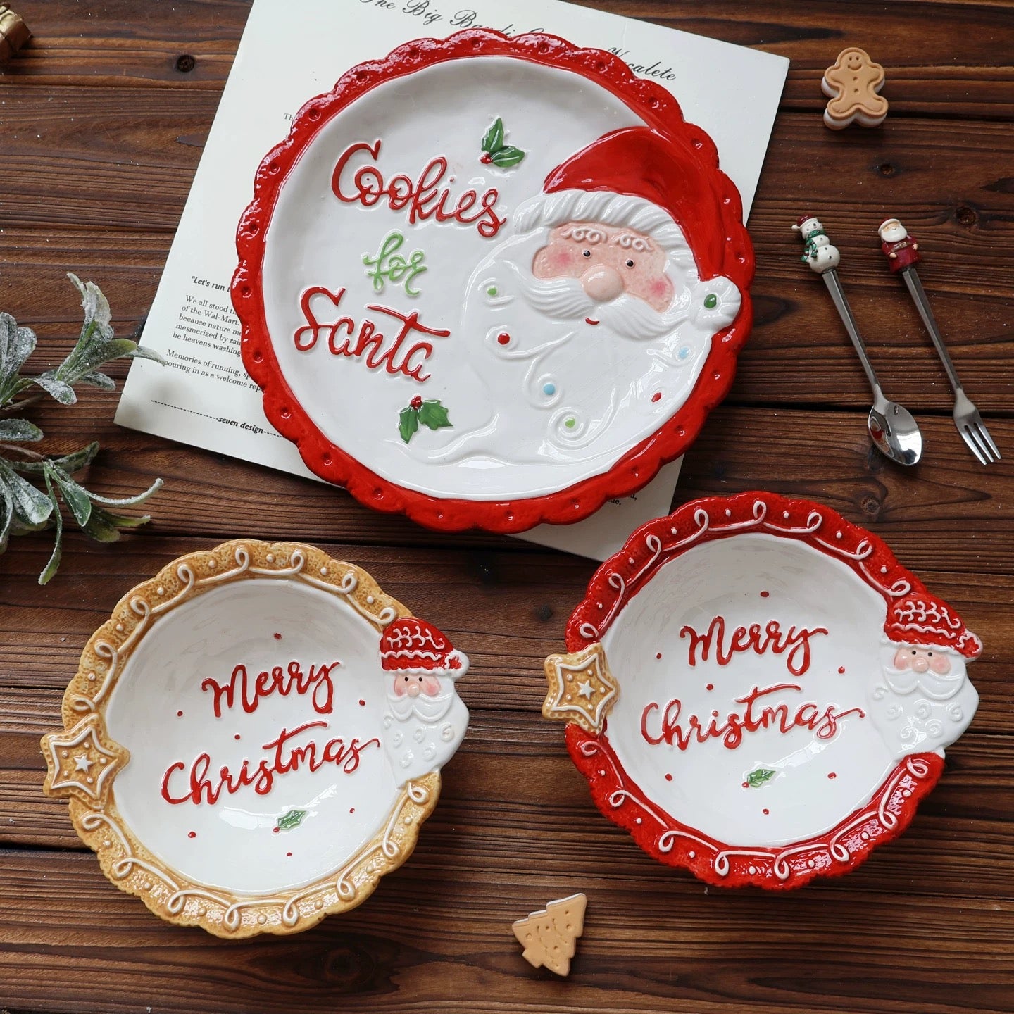 Santa Claus Relief Plate