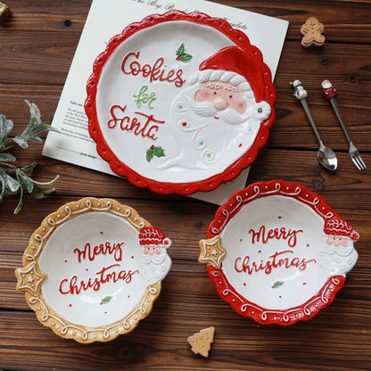 Santa Claus Relief Plate