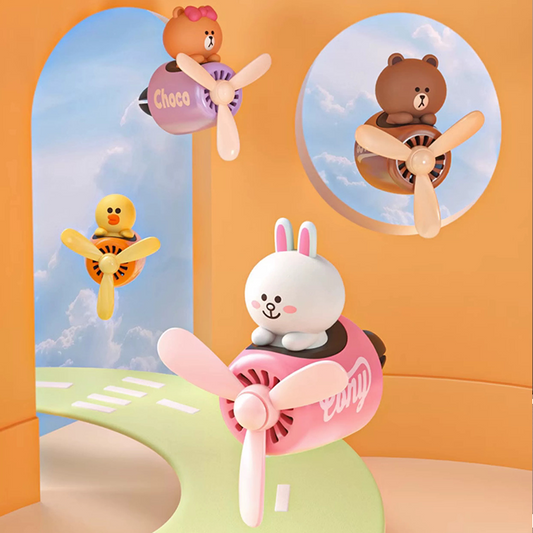 Line Friends Mini Airplane Car Air Freshener