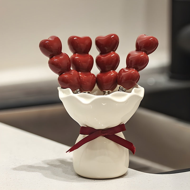 Fruit Fork and Storage Jar Set