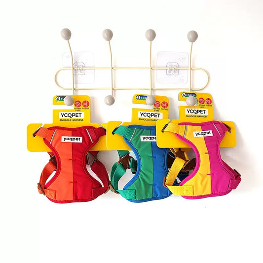 Reflective Vest-Style Harness Leash for Small Dogs