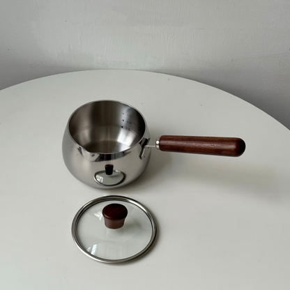 Mini Beech Wood & Black Walnut Wood Pot Extra Large Ramen Pot