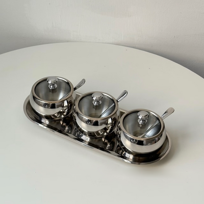 304 Stainless Steel Thickened Spice Jar