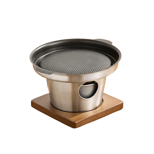 Korean-Style 3PLY Stainless Steel Non-Stick Mini BBQ Grill