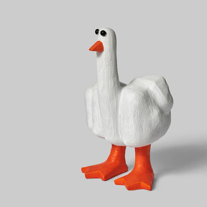 Middle Finger Duck Resin Desktop Decoration Hilarious Office Prank Gift