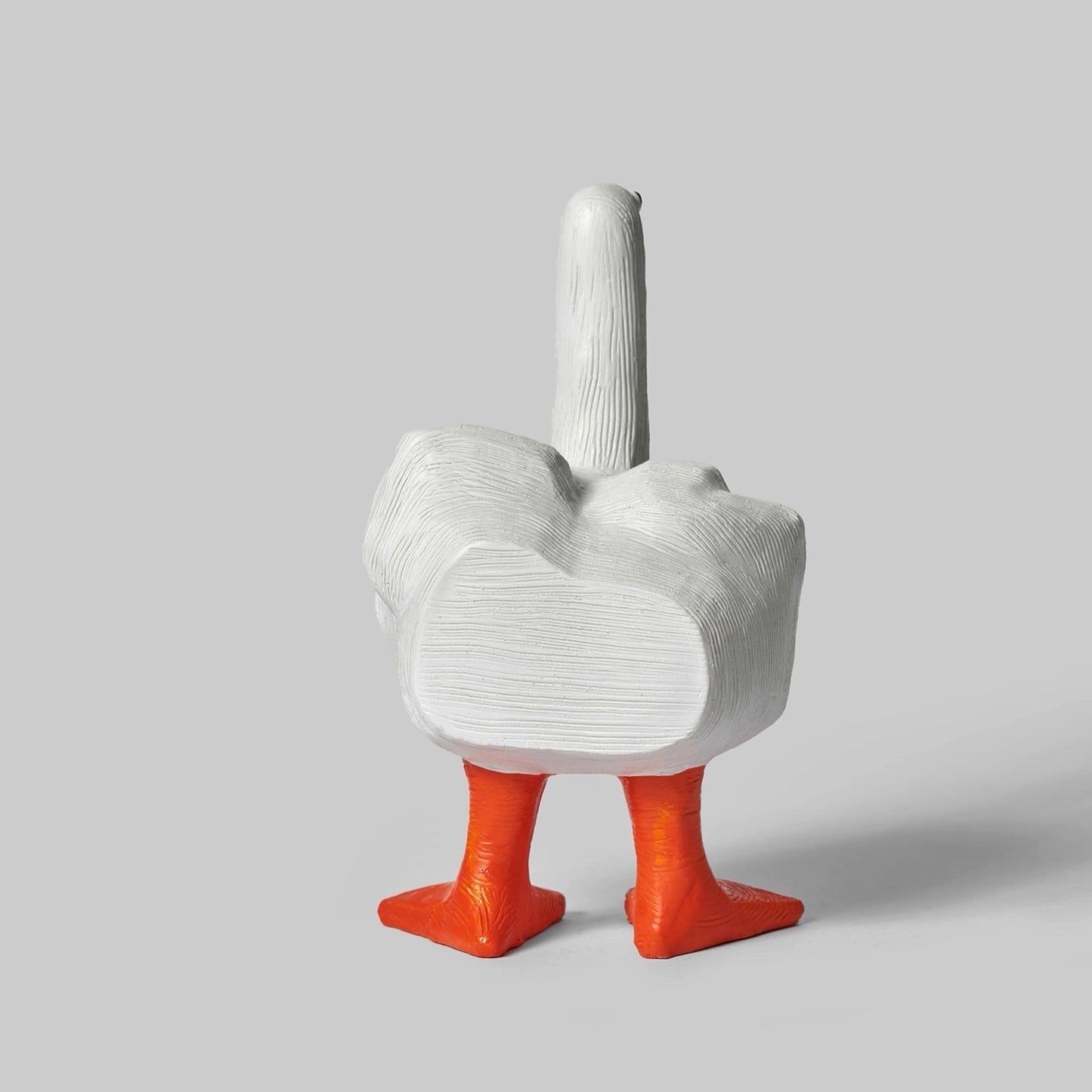 Middle Finger Duck Resin Desktop Decoration Hilarious Office Prank Gift