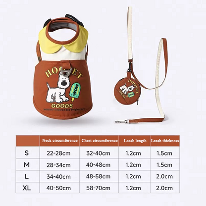 HOOPET Vest-Style Dog Harness and Leash Set