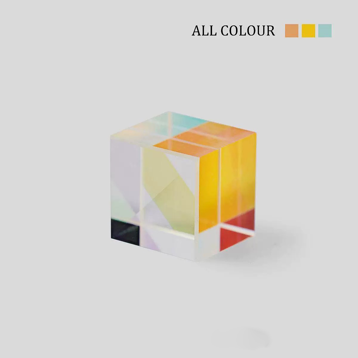 Glass Cube Ornament