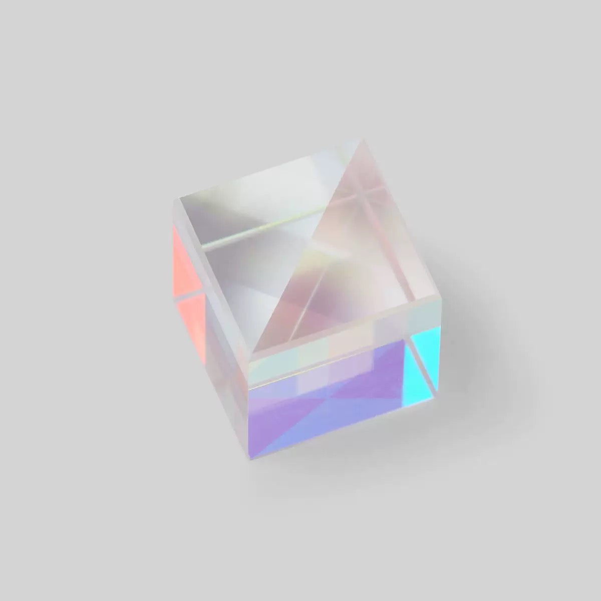 Glass Cube Ornament